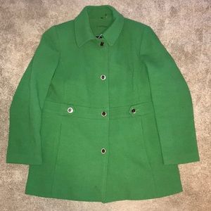 Calvin Klein Plus 18 Green Pea Coat Jacket